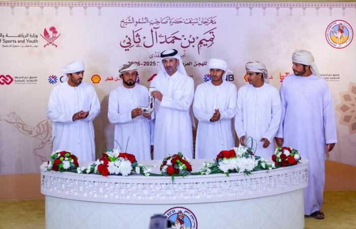 الملاك يتقاسمون الرموز الفضية الستة للقايا في رابع أيام مهرجان سمو الأمير المفدى للهجن