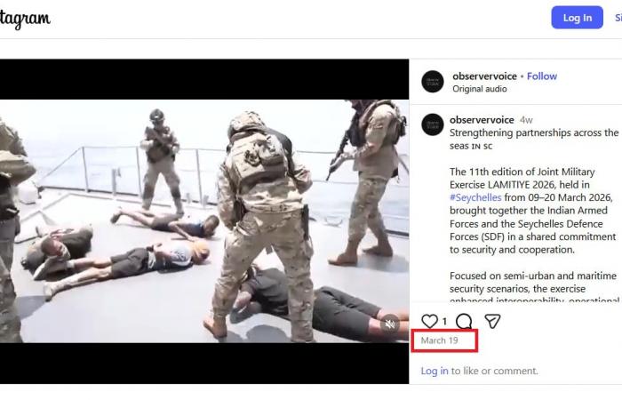 فيديو متداول لـ"إنزال أمريكي على سطح سفينة إيرانية".. ما حقيقته؟