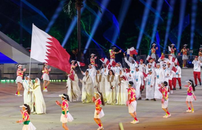 افتتاح دورة الألعاب الآسيوية الشاطئية السادسة "سانيا 2026" بمشاركة قطرية