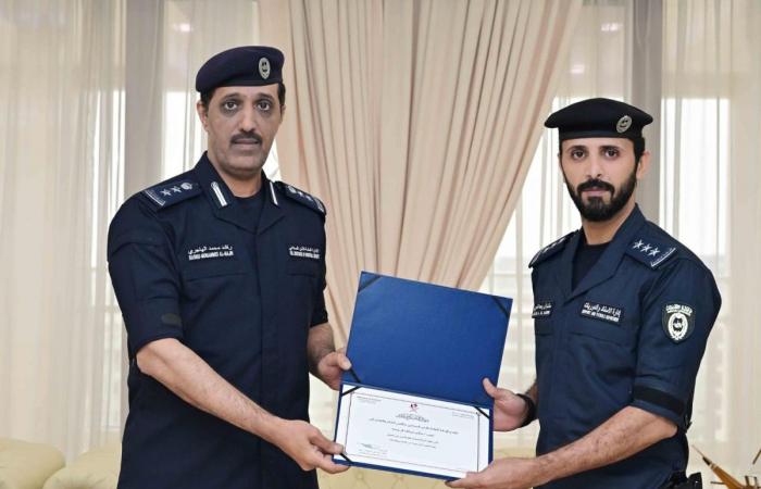 الإدارة العامة للأمن الصناعي بوزارة الداخلية تكرم عددًا من منتسبيها