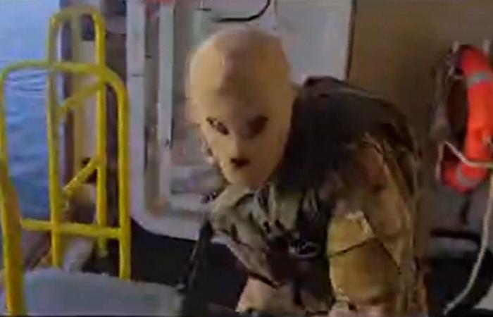 فيديو يُزعم أنه يُظهر جنودًا إيرانيين يستولون على سفن في مضيق هرمز