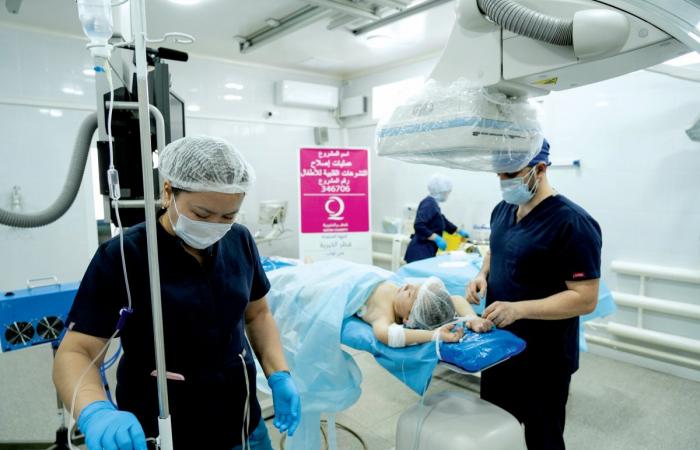 قطر الخيرية تمنح الشفاء لـ 150 طفلا في قيرغيزستان