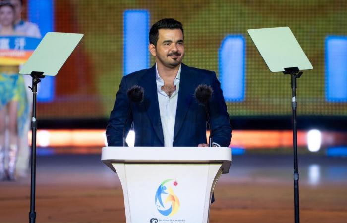 رئيس المجلس الأولمبي الآسيوي يعلن اختتام دورة الألعاب الآسيوية الشاطئية السادسة "سانيا 2026"