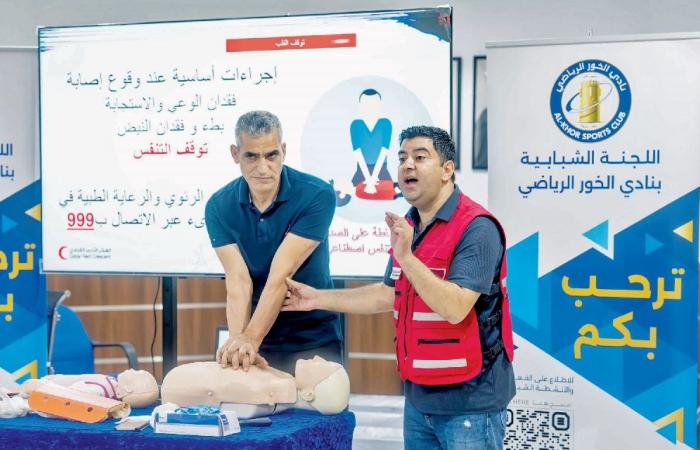 ورشة حول الصحة في أماكن العمل بشبابية الخور