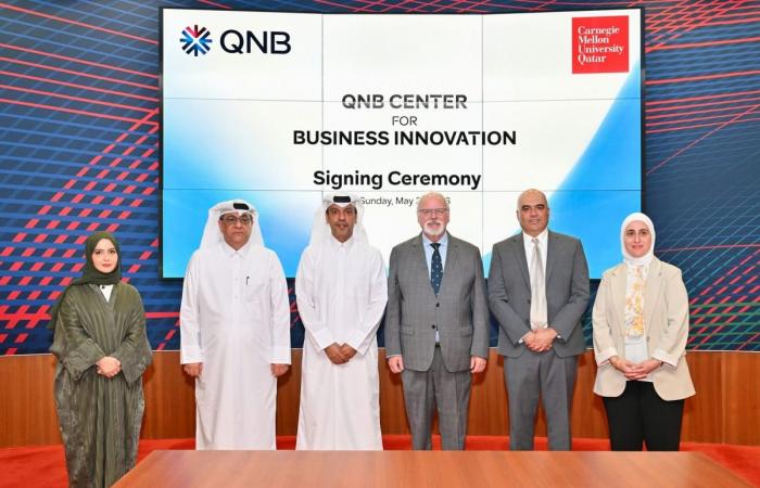 مجموعة QNB وجامعة كارنيجي ميلون في قطر توقعان مذكرة تفاهم لتأسيس مركز للابتكار في الأعمال