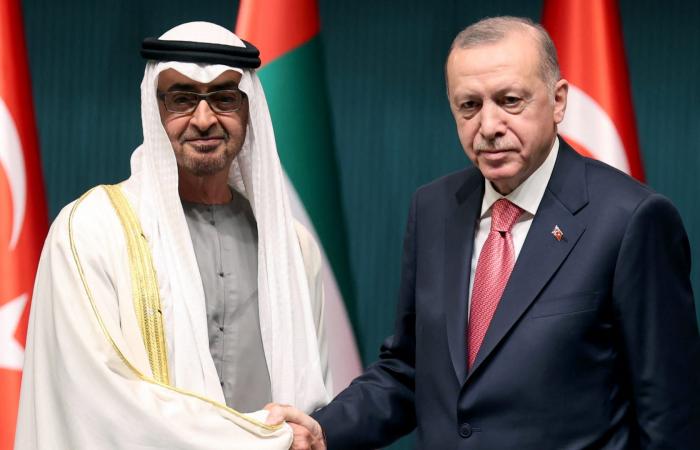 في اتصال هاتفي.. أردوغان يؤكد لمحمد بن زايد مواصلة تركيا تقديم كامل الدعم لسيادة وأمن الإمارات