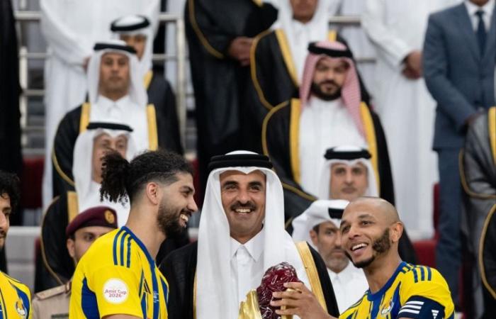 سمو الأمير يهنئ نادي الغرافة بتتويجه بلقب كأس سموه لكرة القدم