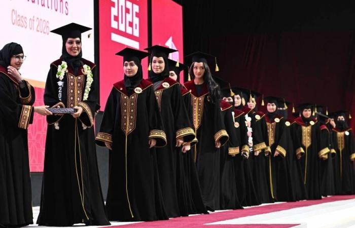 جامعة قطر تحتفل بتخريج «935» طالبة