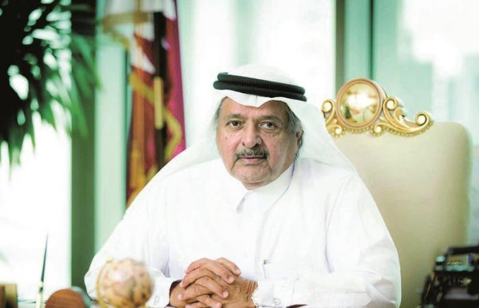 رئيس مجلس إدارة رابطة رجال الأعمال القطريين يجتمع مع وفد تركي