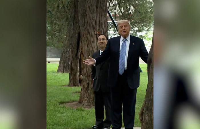 "قد أعتاد على هذا".. ترامب يُعجب بحديقة شي في جولة نادرة داخل مجمّع سري في الصين