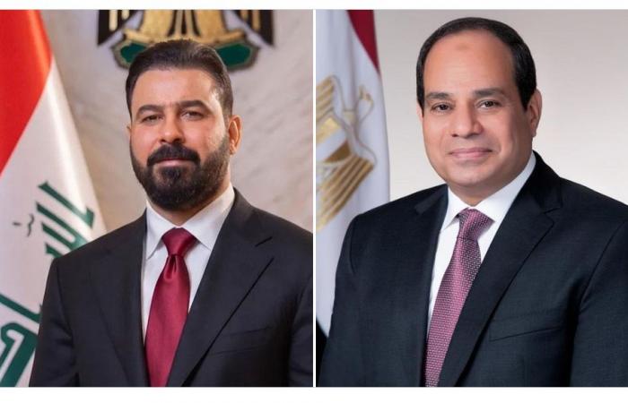 الرئيس المصري ورئيس الوزراء العراقي يبحثان هاتفياً المستجدات الإقليمية