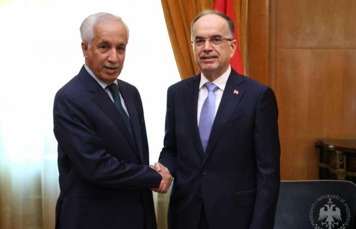 رئيس ألبانيا يستقبل وزير الدولة للشؤون الخارجية