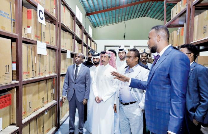 قطر الخيرية تدشن مستودع أدوية مركزياً في الصومال