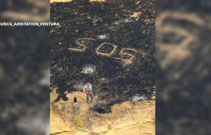 لحظة حرجة.. خفر السواحل يُنقذ بحارًا عالقًا في جزيرة مشتعلة بكاليفورنيا