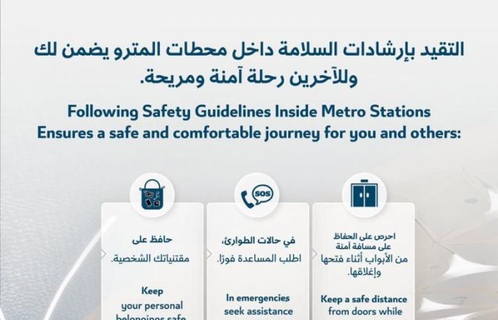 وزارة الداخلية تقدم 6 نصائح للركاب بمحطات المترو