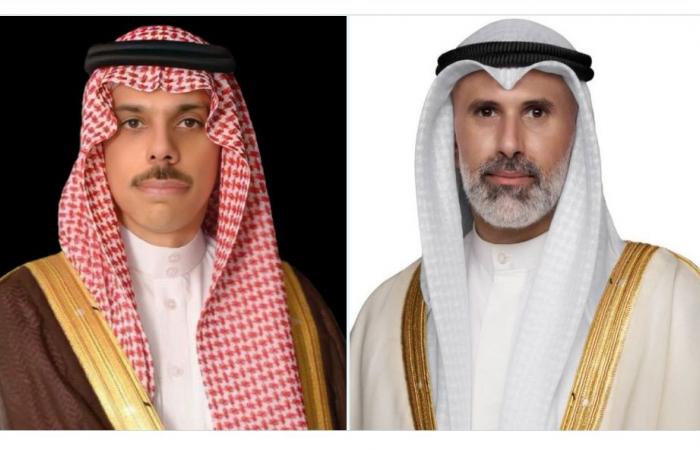 وزيرا خارجية الكويت والسعودية يبحثان هاتفياً تطورات الأوضاع في المنطقة
