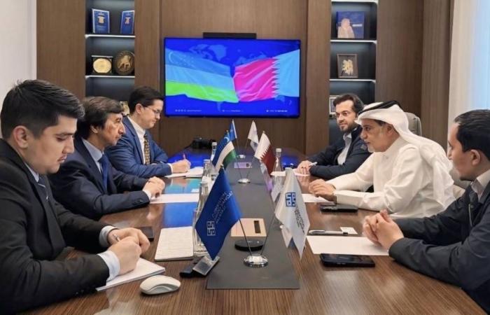 بحث تفعيل مجلس الأعمال بين قطر وأوزبكستان