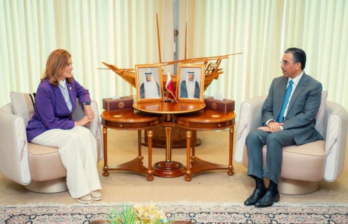 وزير العمل يجتمع مع عدد من الوزراء المشاركين في مؤتمر العمل الدولي بجنيف