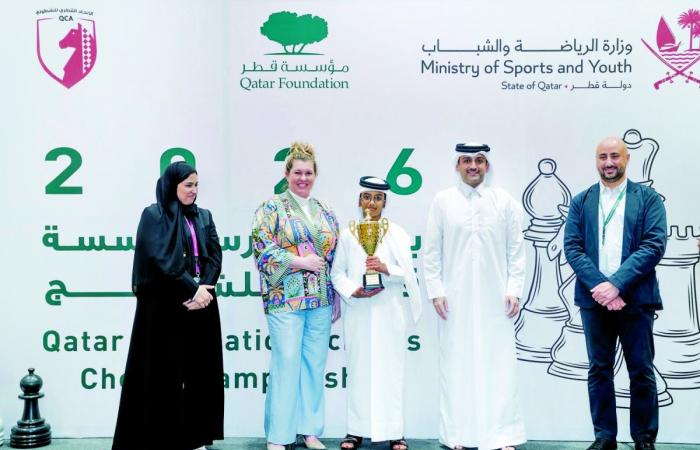 ختام بطولة مدارس مؤسسة قطر للشطرنج
