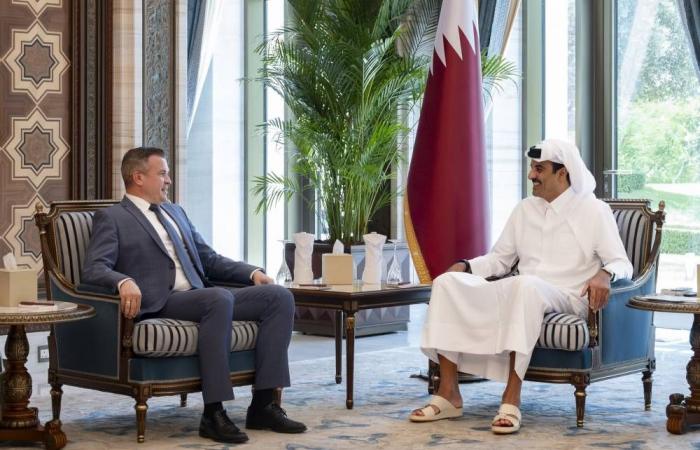 صاحب السمو  يستقبل رئيس الوكالة العالمية لمكافحة المنشطات
