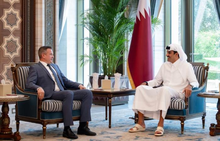 سمو الأمير يستقبل رئيس الوكالة العالمية لمكافحة المنشطات