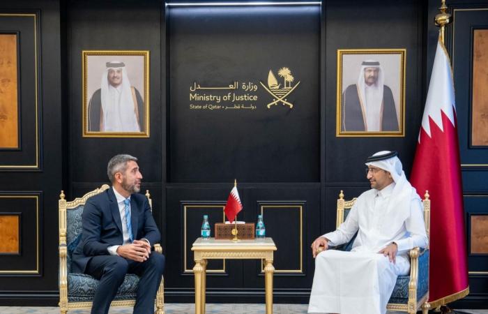  وزير العدل يجتمع مع سفير جورجيا