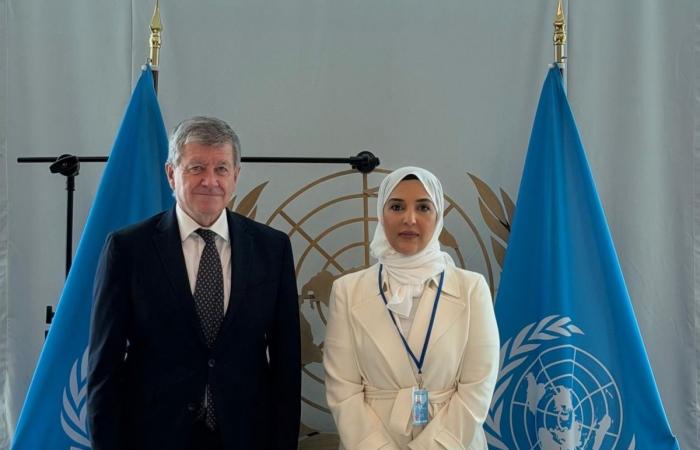 رئيس اللجنة الوطنية لحقوق الإنسان تجتمع مع وكيل الأمين العام للأمم المتحدة للسياسات