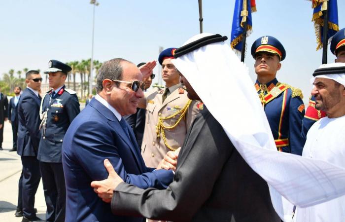 السيسي
      وبن
      زايد
      يؤكدان
      أهمية
      الحفاظ
      على
      أمن
      الدول
      العربية