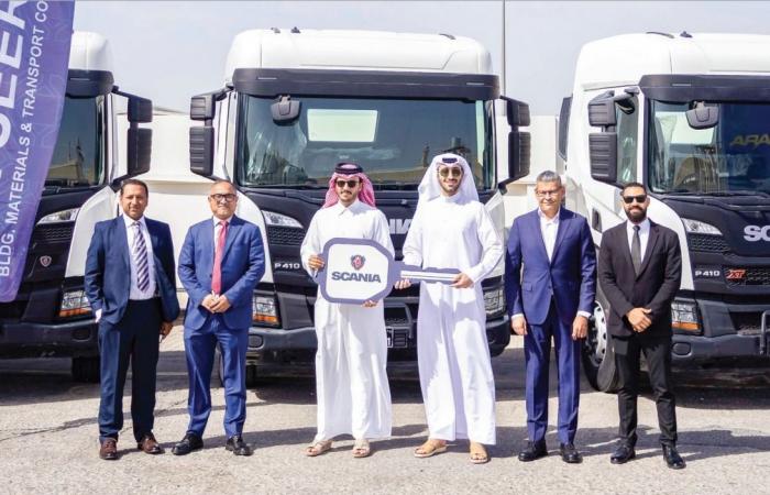الفردان للمعدات و النقل تسلّم أحدث شاحنات سكانيا لمجموعة التيسير