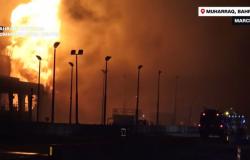 البحرين.. فيديو يكشف نتيجة هجوم إيراني على مستودع وقود