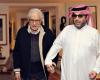 بعد تكريمه في الرياض.. تركي آل الشيخ يزور فاروق حسني بالقاهرة
