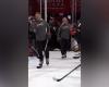 متابعة: شاهد.. رئيس وزراء كندا ورئيس فنلندا يلعبان هوكي الجليد