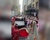 شاهد.. حفل زفاف هندي يُغلق أحد أكثر شوارع نيويورك ازدحامًا